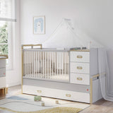 Cilek Mino Baby Convertible Baby Bed (80x180 cm) (Display Unit)