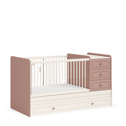 Cilek Baby Elegance Convertible Baby Bed (With Parent Bed)(80x180 cm)