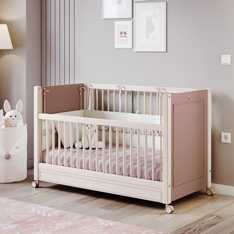 Cilek Baby Elegance Bed with Wheels (60x120 cm)