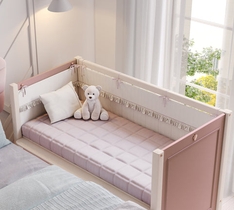 Cilek Baby Elegance Bed with Wheels (60x120 cm)