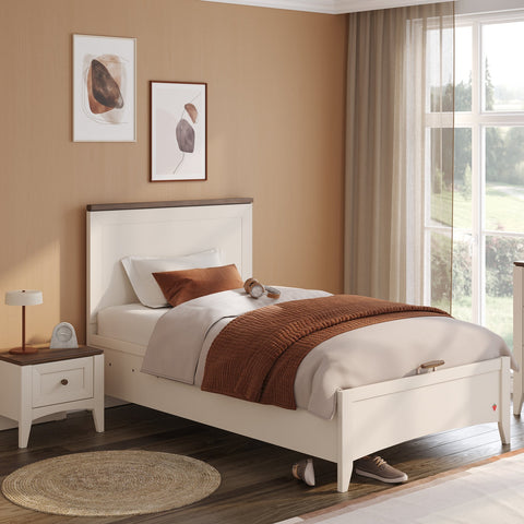 Cilek Lapel Storage Bed with Optional Headboard (100x200 or 120x200cm)