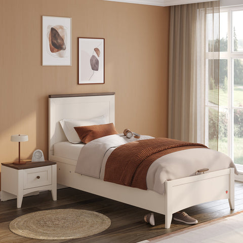 Cilek Lapel Storage Bed with Optional Headboard (100x200 or 120x200cm)