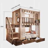 Nukhome Little Rabbit House Bunk Bed (M508)