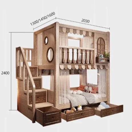 Nukhome Little Rabbit House Bunk Bed (M508)