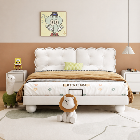 HB Rooms Double Scallop Bed