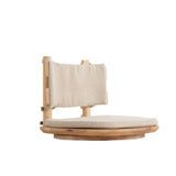 JUNO Tatami: Swivel Chair with Fabric Cushion