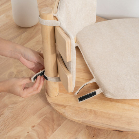JUNO Tatami: Swivel Chair with Fabric Cushion