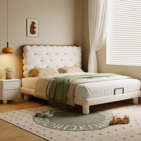 HB Rooms Biscuit Tuft Bed