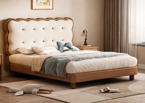 HB Rooms Wavy Biscuit Bed