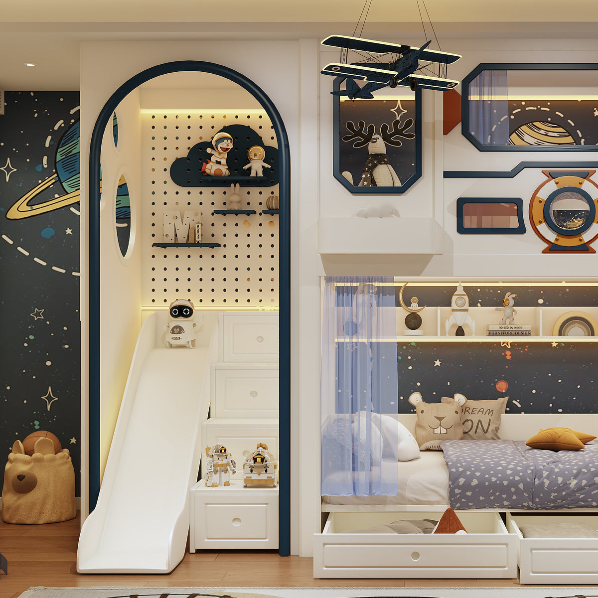 Nukhome X-Wing Slide and Staircase Options