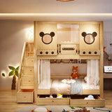 Nukhome Honeywood Bear Bunk Bed (N6)