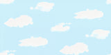 Blue Sky with Clouds Wallpaper (The One 6831-1J)