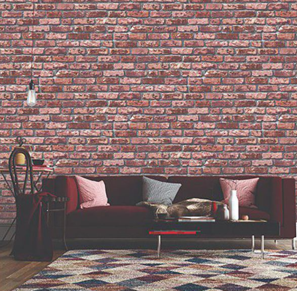 Dark Brick Wallpaper (The One 6837-2J)