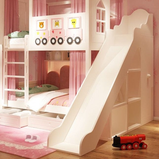 Nukhome Zoo Train Slide and Staircase Options