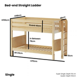 Maxtrix Kids Basic Low Bunk (Ladder or Staircase)