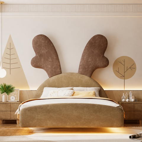 HB Rooms Antler Glow Bed
