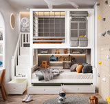 Nukhome Grey Petal Bunk Bed (G080 - Grey)