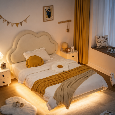 HB Rooms Cream Puff Bed
