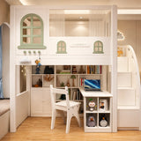 Nukhome Green House kids Loft Bed (710-5 Loft)