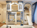 Nukhome Blue Castle Bunk Bed (D25-1)