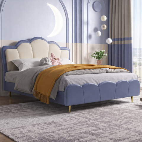 HB Rooms Blossom Scallop Bed