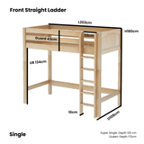 Maxtrix Kids Basic High Loft (Ladder or Staircase)