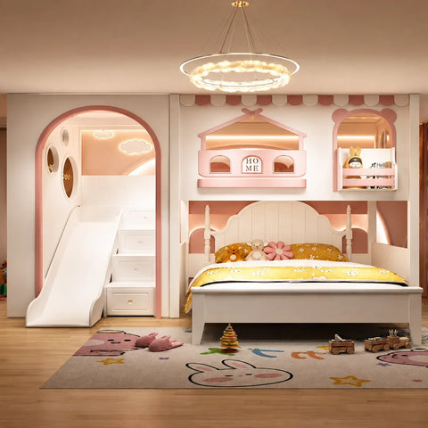 Nukhome Pink Home Loft Bed (D11)