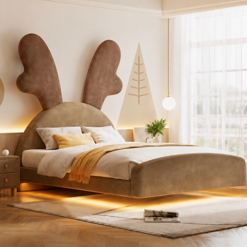 HB Rooms Antler Glow Bed