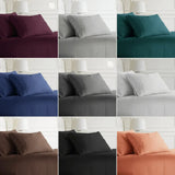 iSleep Solid Soft Strips Fitted Sheet Set (Various Colors) - Kids Haven