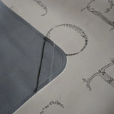 lullypop Reversible Vegan Leather Mat - Alphabet