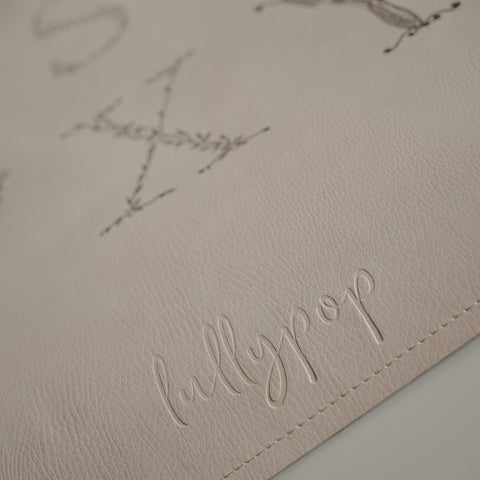 lullypop Reversible Vegan Leather Mat - Alphabet