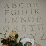 lullypop Reversible Vegan Leather Mat - Alphabet