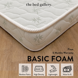 The Bed Gallery CozyFoam Bamboo Cot Kids Mattress