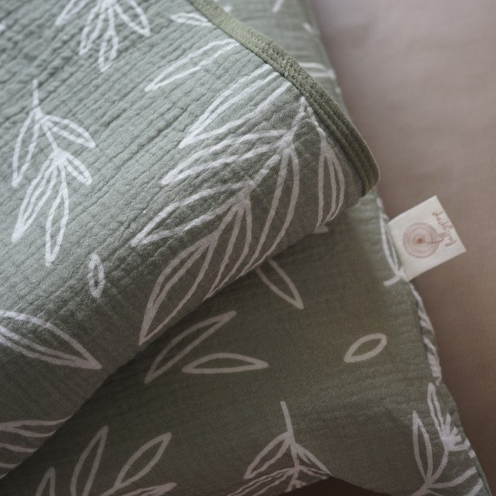 lullypop Blanket in Sage Leaves (Multiple Sizes)