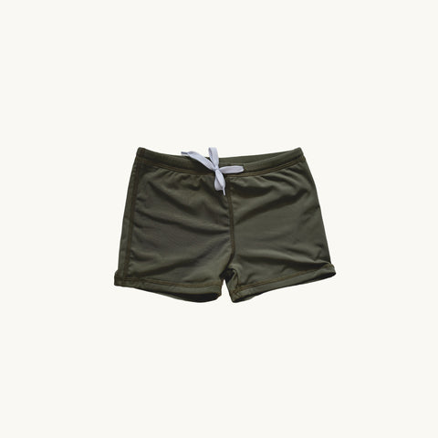 lullypop Boy Swim Short in Moss