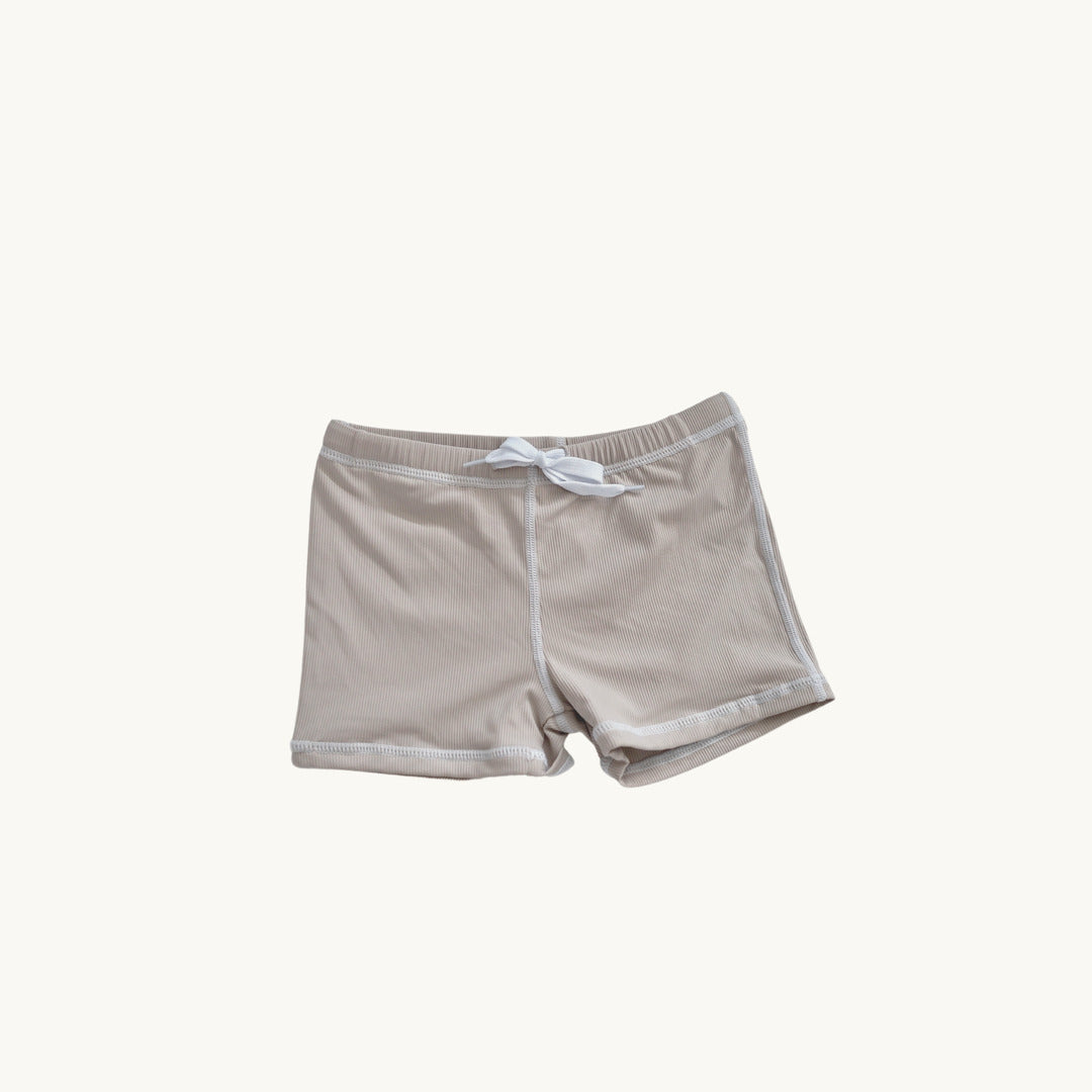 lullypop Boy Swim Short in Sandshell