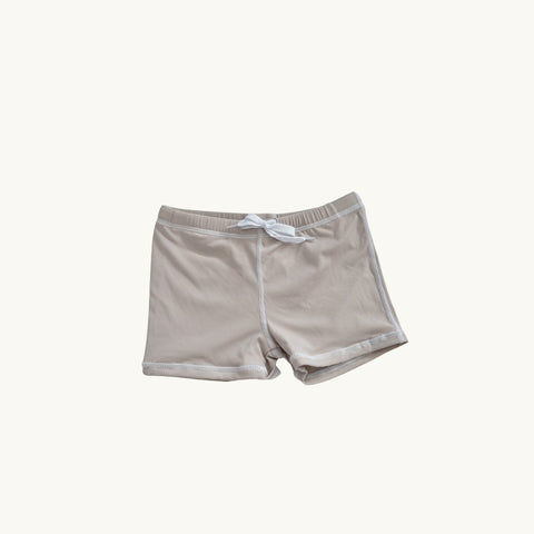 lullypop Boy Swim Short in Sandshell