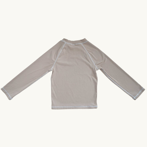 lullypop Boy Swim Top in Sandshell
