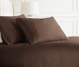 iSleep Solid Soft Strips Fitted Sheet Set (Various Colors) - Kids Haven