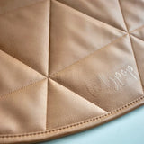 lullypop Vegan Leather Padded Play Mat in Caramel