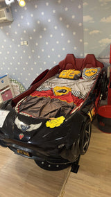 Cilek GTE Black Kids Car Bed (99x191cm) (Display Unit) - Complete Set