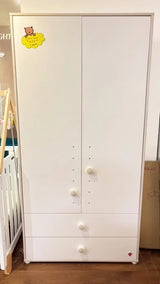 Cilek Montes White 2 Doors Kids Wardrobe (Display Unit)