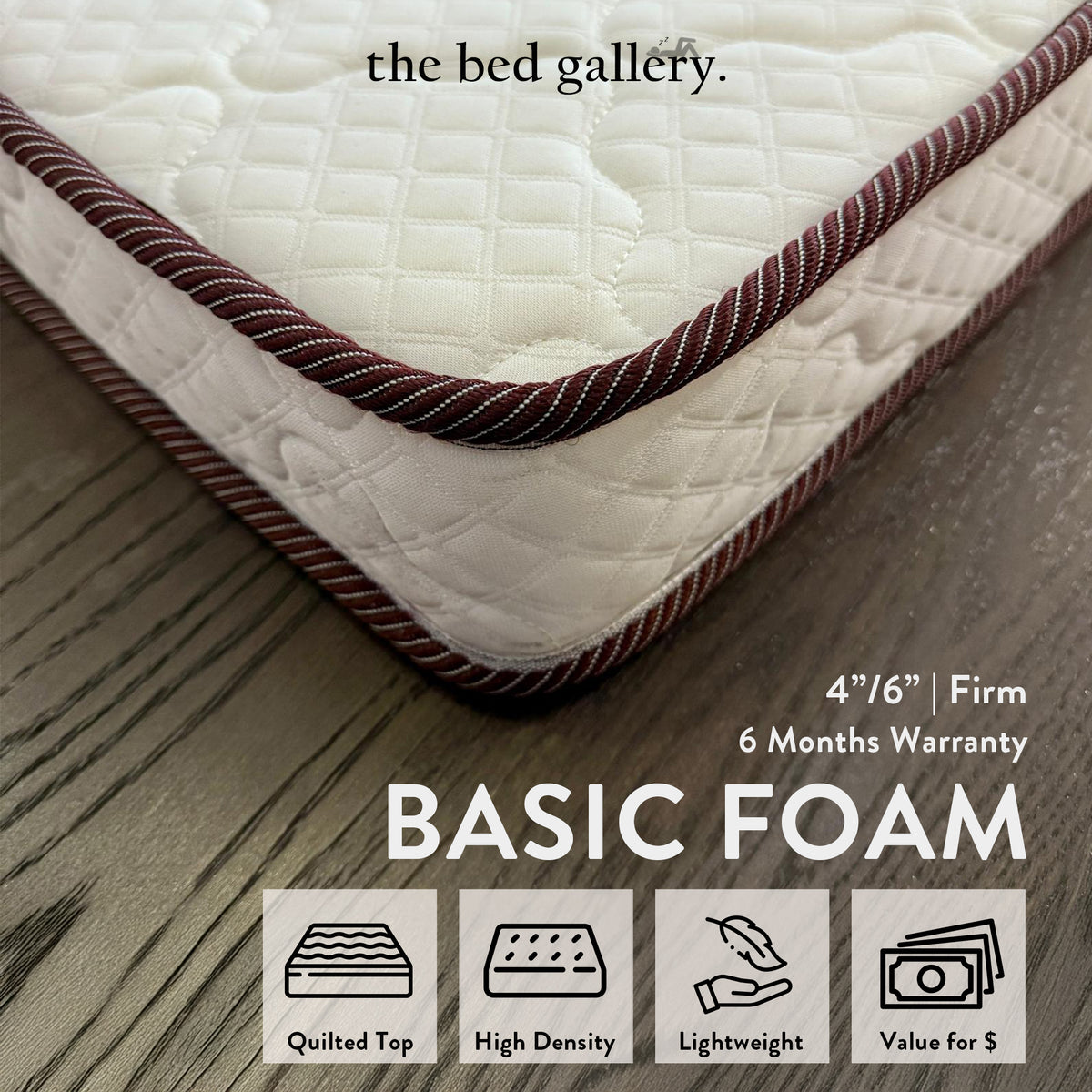 The Bed Gallery CozyFoam Mattress (Various Sizes)