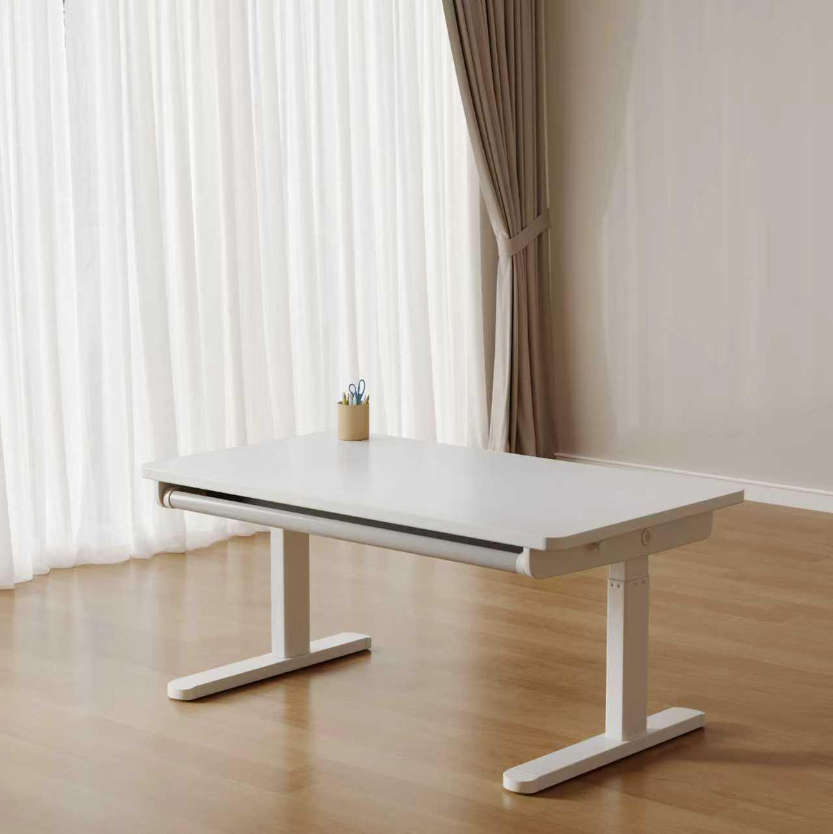 FLEK Medium/Large Ergo Study Desk with Optional Unit (D01S/L22S)