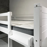 Oslo Basics Classic White Bunk Bed (Single Size)