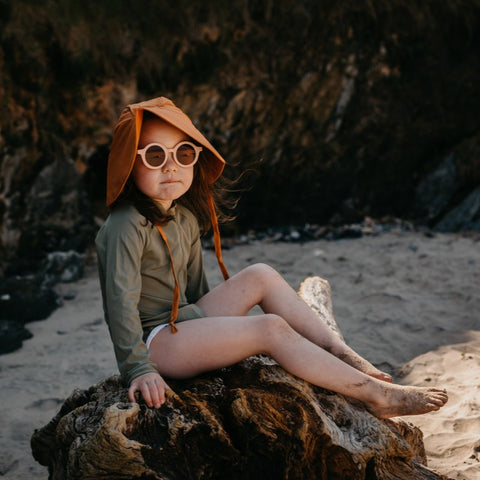 lullypop Girl Swimwear in Moss