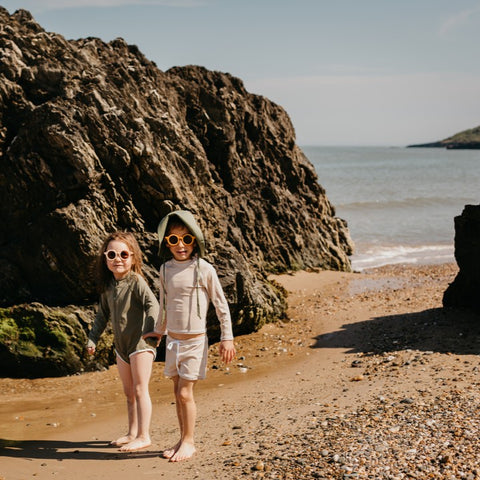 lullypop Girl Swimwear in Moss