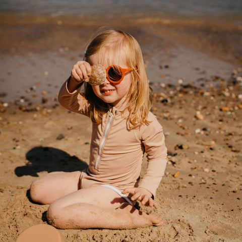 lullypop Girl Swimwear in Sea Salt