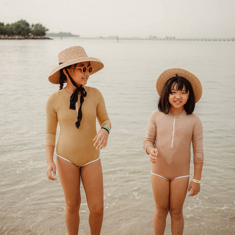 lullypop Girl Swimwear in Sea Salt