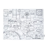 FIJN x Growing Up™ Educational Silicone Colouring Mat with Removable Markers